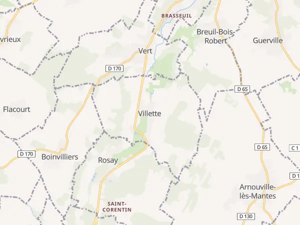 Plan de Villette