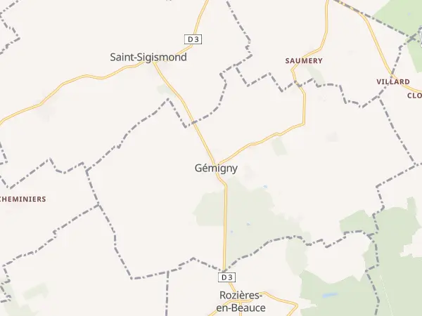 Plan de Gémigny