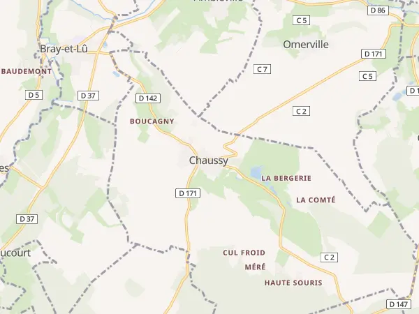 Plan de Chaussy
