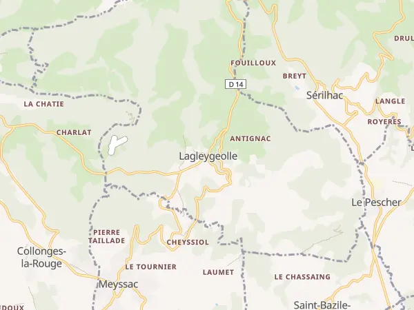 Plan de Lagleygeolle