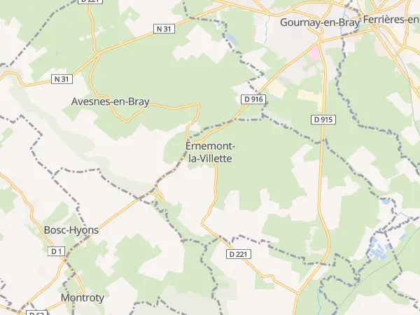 Plan de Ernemont-la-Villette