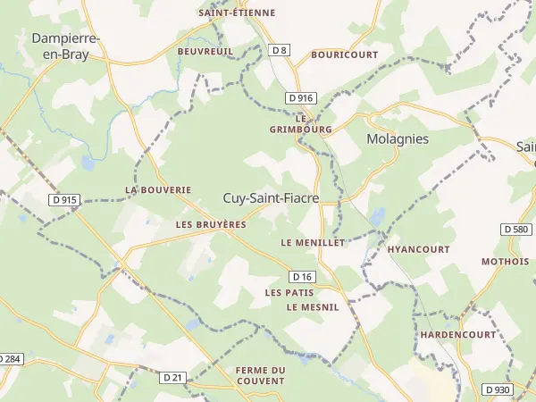 Plan de Cuy-Saint-Fiacre