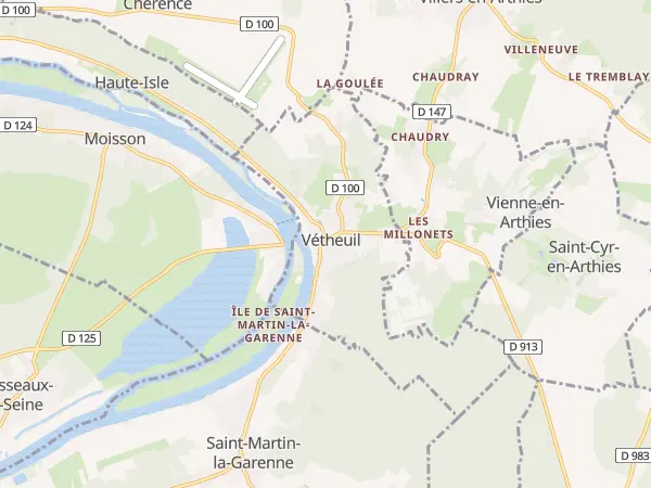 Plan de Vétheuil