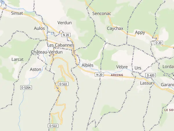 Plan de Albiès
