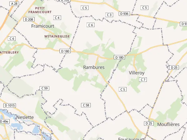 Plan de Rambures