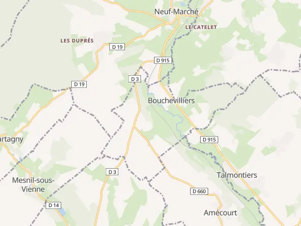 Plan de Bouchevilliers