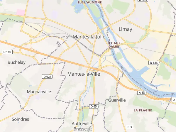 Plan de Mantes-la-Ville