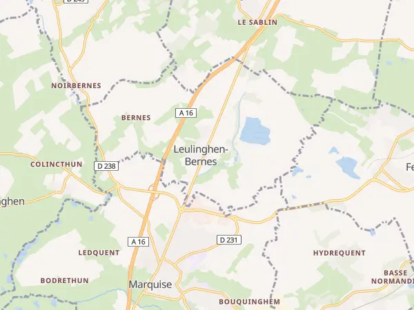 Plan de Leulinghen-Bernes