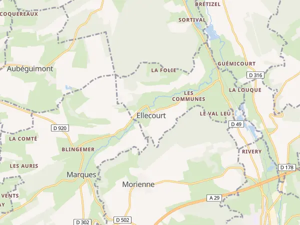 Plan de Ellecourt