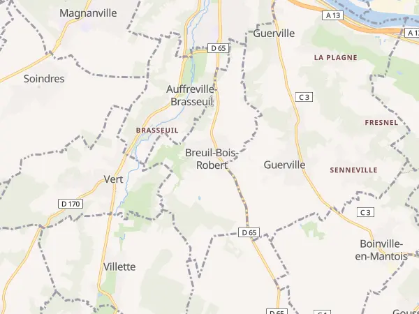 Plan de Breuil-Bois-Robert