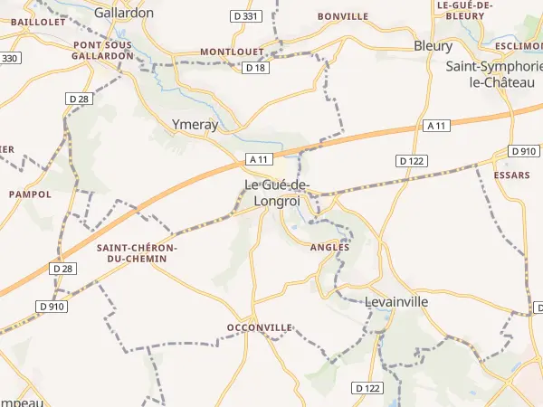 Plan du Gué-de-Longroi
