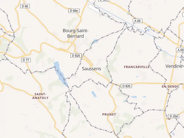 Plan de Saussens