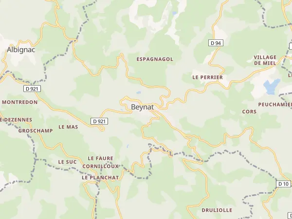 Plan de Beynat