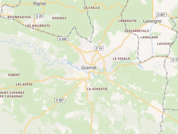 Plan de Gramat