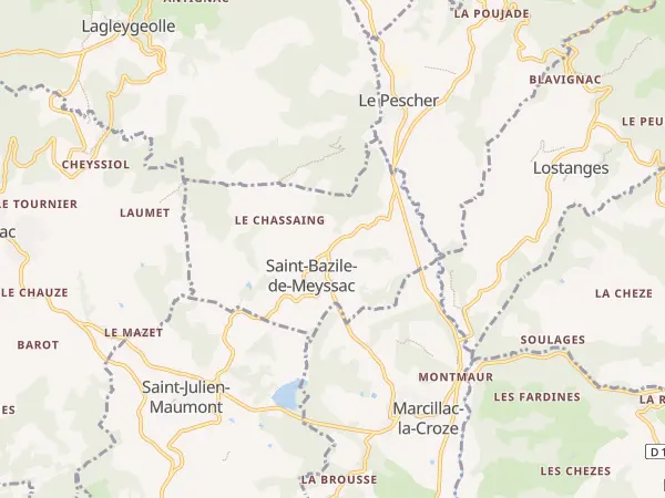 Plan de Saint-Bazile-de-Meyssac
