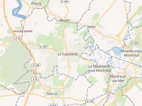Plan de La Calotterie