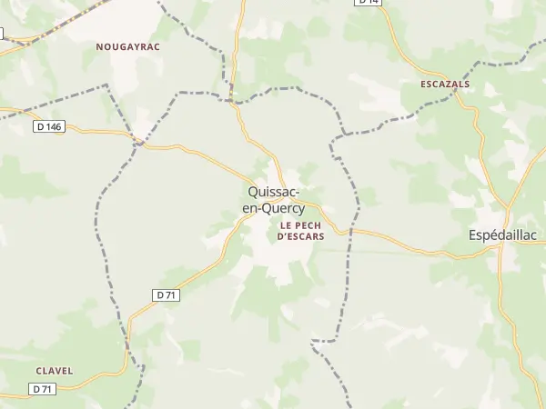 Plan de Quissac-en-Quercy