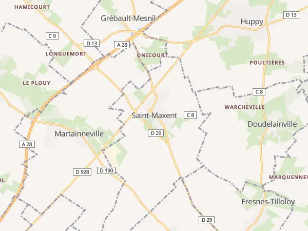Plan de Saint-Maxent