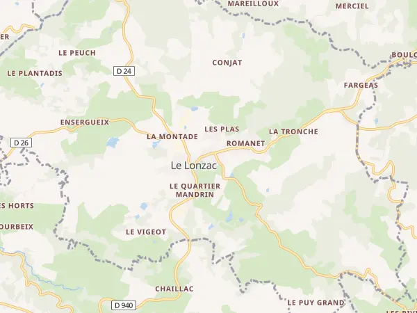 Plan du Lonzac