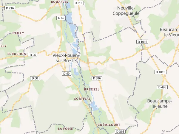 Plan de Saint-Germain-sur-Bresle
