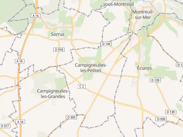 Plan de Campigneulles-les-Petites