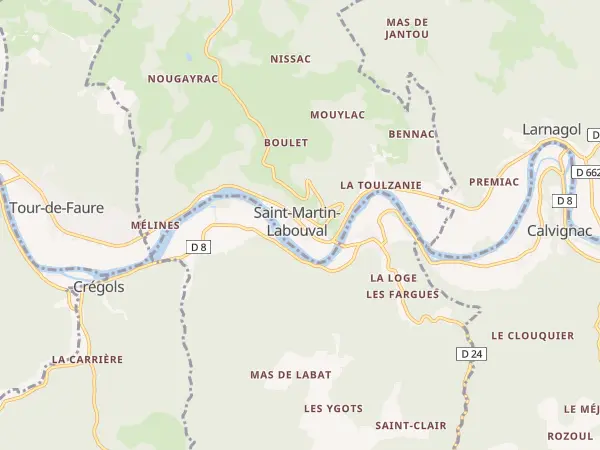 Plan de Saint-Martin-Labouval