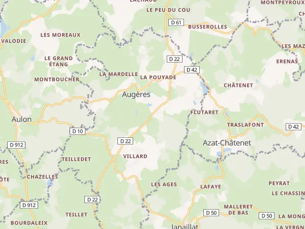 Plan de Augères