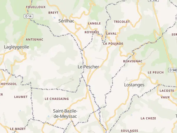 Plan du Pescher