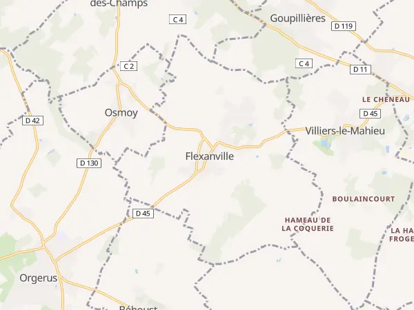 Plan de Flexanville