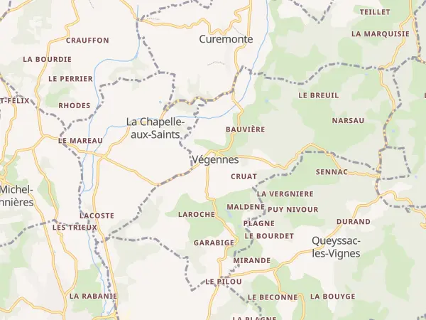 Plan de Végennes