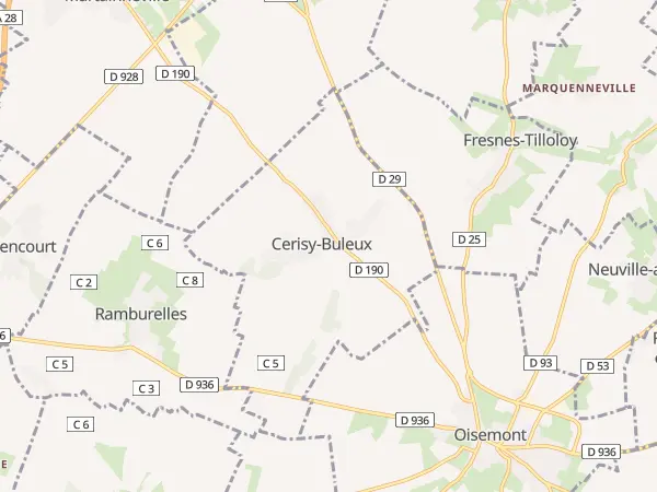 Plan de Cerisy-Buleux