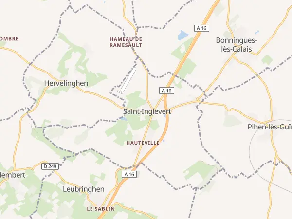 Plan de Saint-Inglevert