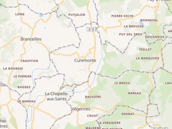 Plan de Curemonte