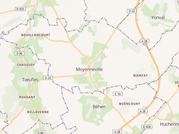 Plan de Moyenneville