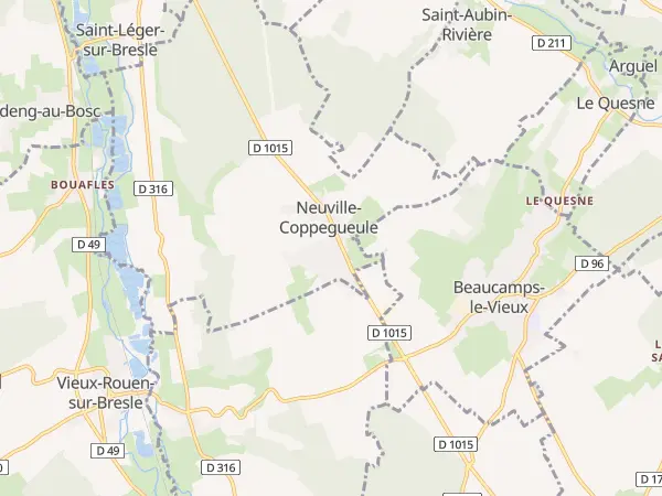 Plan de Neuville-Coppegueule