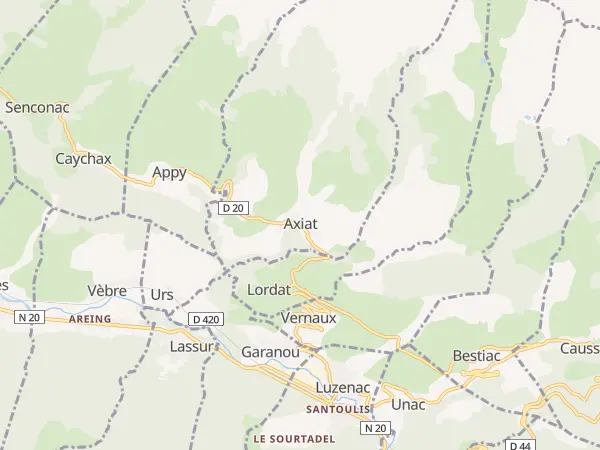 Plan de Axiat