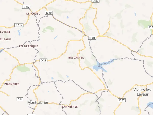 Plan de Belcastel