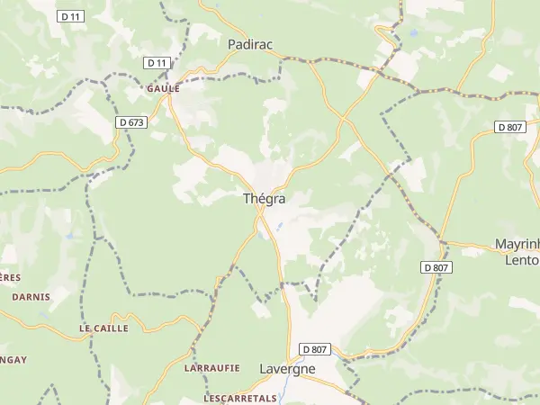 Plan de Thégra