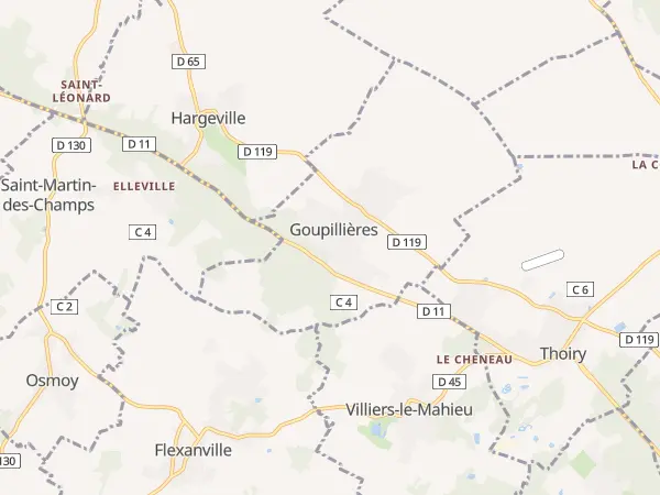 Plan de Goupillières