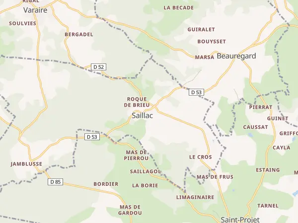 Plan de Saillac