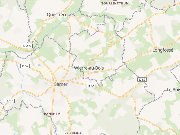 Plan de Wierre-au-Bois