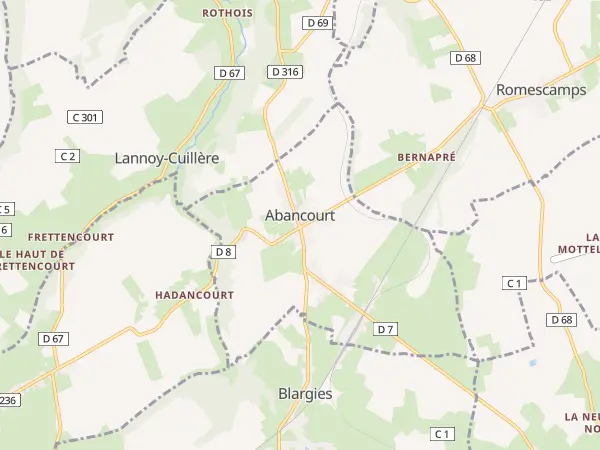 Plan de Abancourt
