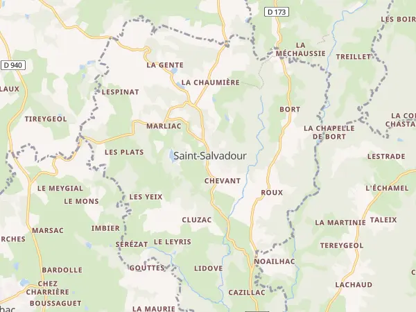 Plan de Saint-Salvadour
