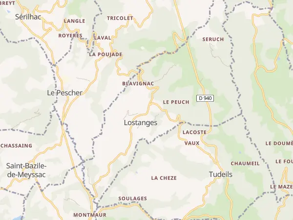 Plan de Lostanges