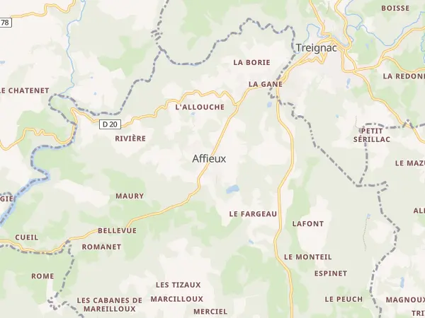 Plan de Affieux