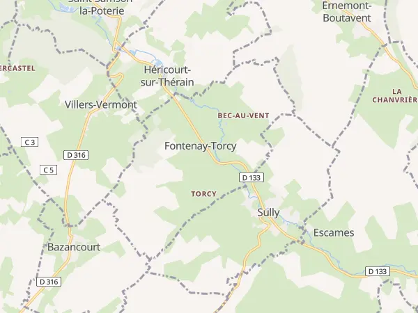 Plan de Fontenay-Torcy