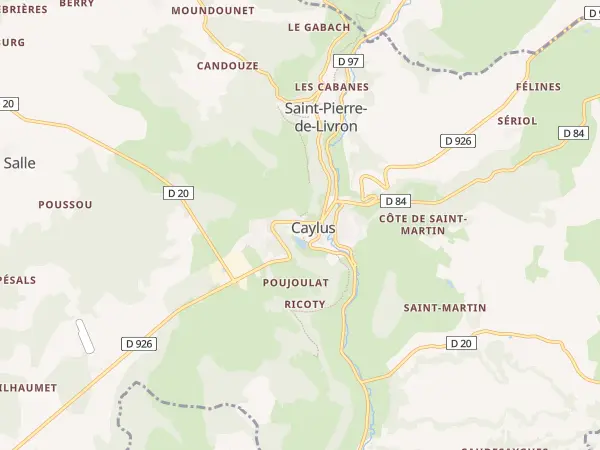 Plan de Caylus