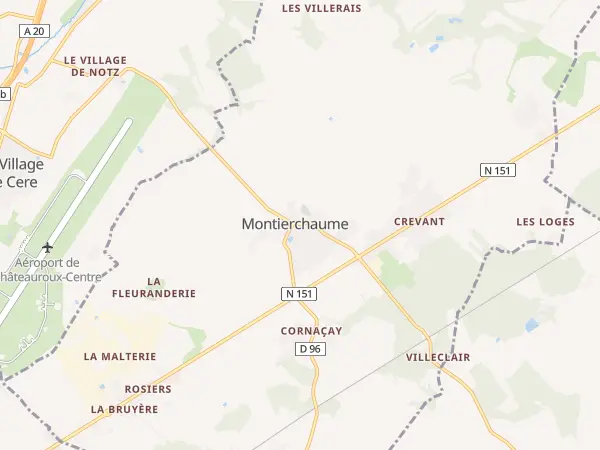 Plan de Montierchaume
