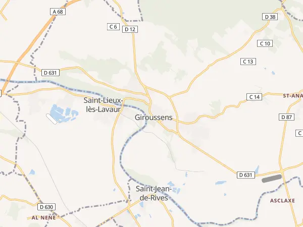 Plan de Giroussens