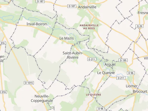 Plan de Saint-Aubin-Rivière